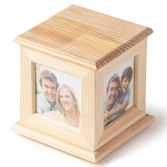 8 Pack: 5" 4-Sided Wood Photo Caddy by Make Market®